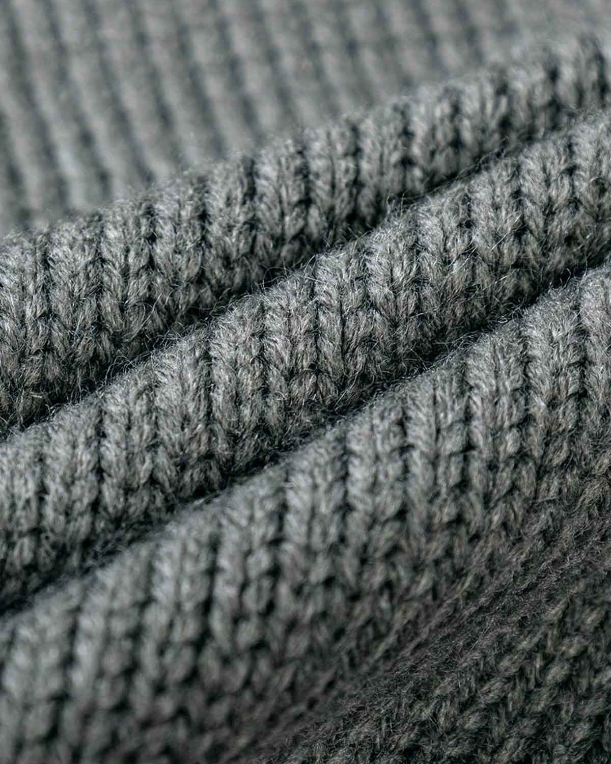 Asymmetric Knit Hooded Sweater-Hoodies-Grimstrike