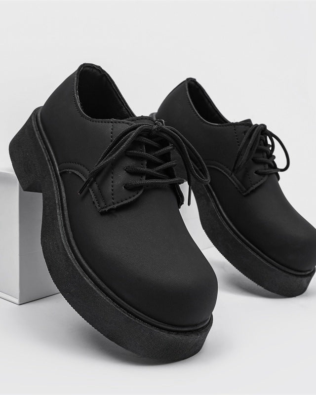 Chunky Platform Derby Shoes-shoes-Grimstrike