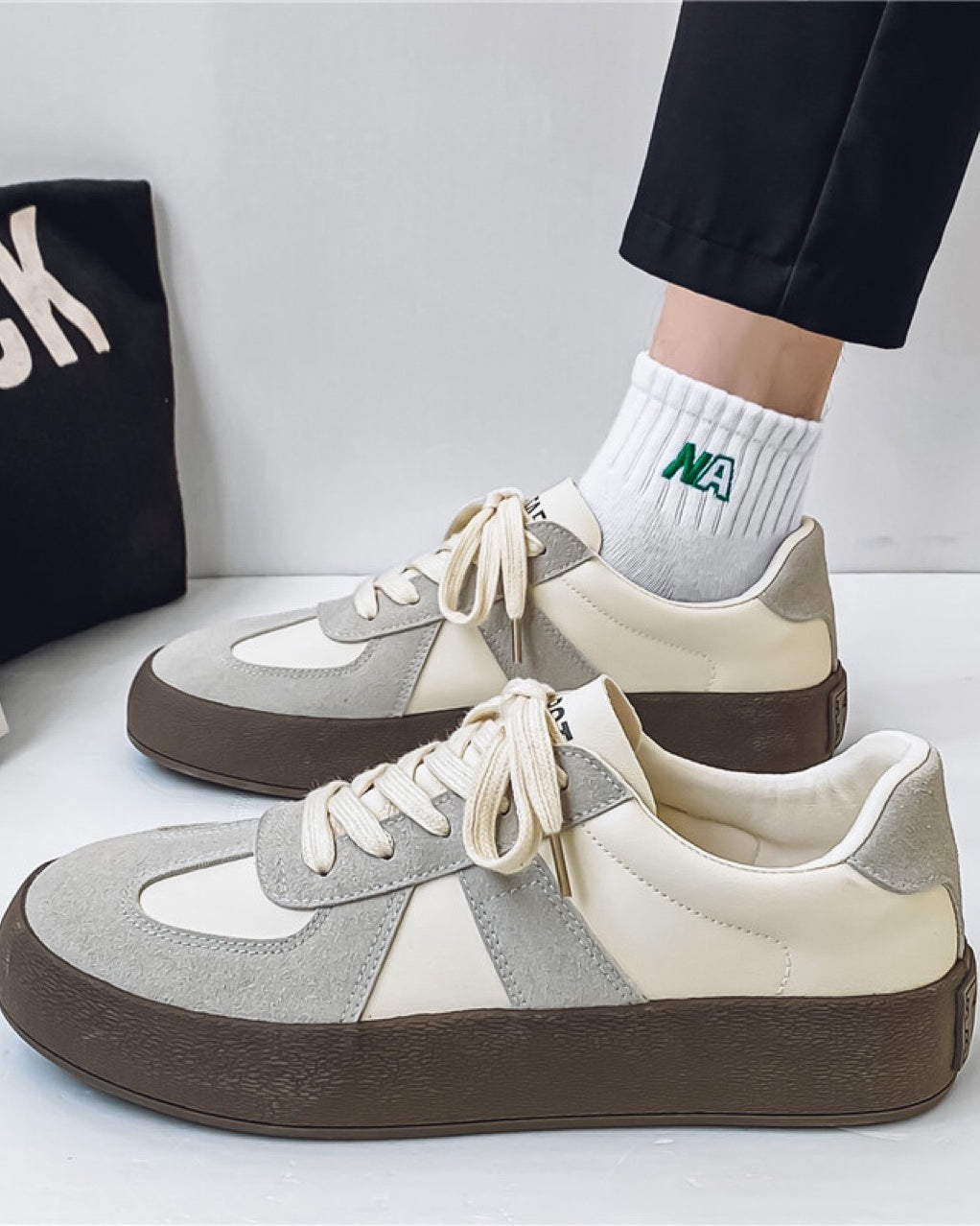 Chunky Platform Low-Top Sneakers-shoes-Grimstrike