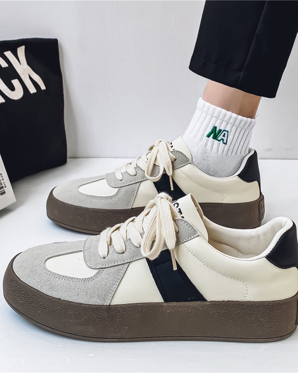 Chunky Platform Low-Top Sneakers-shoes-Grimstrike