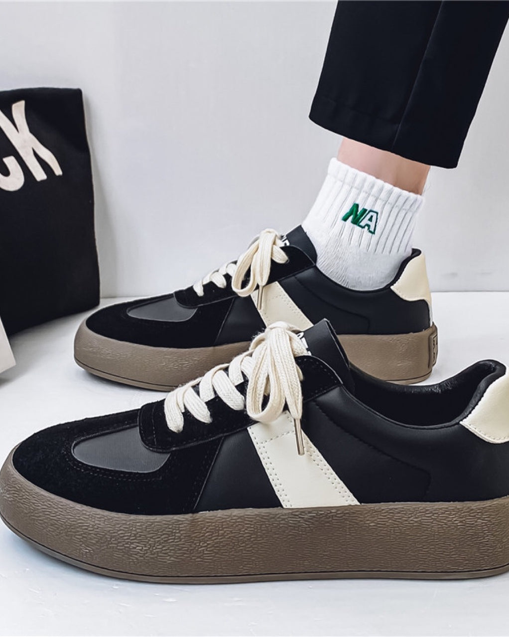 Chunky Platform Low-Top Sneakers-shoes-Grimstrike