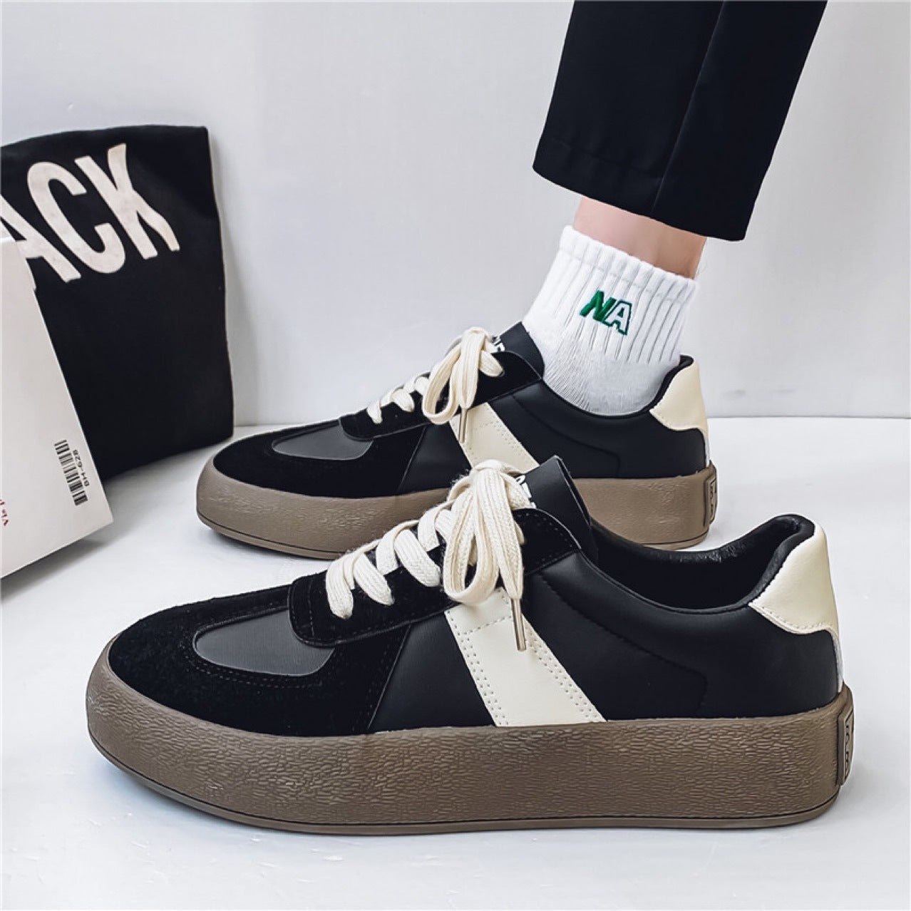 Chunky Platform Low-Top Sneakers-shoes-Grimstrike