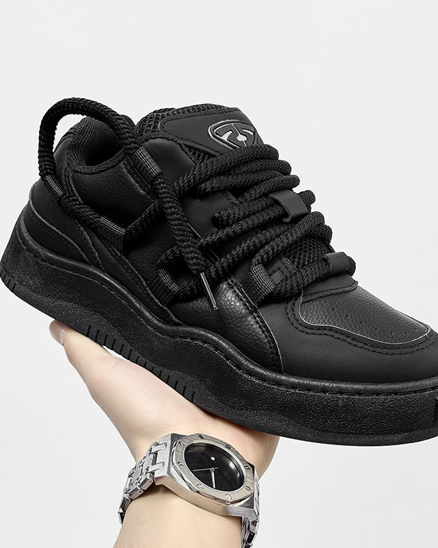 Chunky Rope Lace Platform Shoes-shoes-Grimstrike