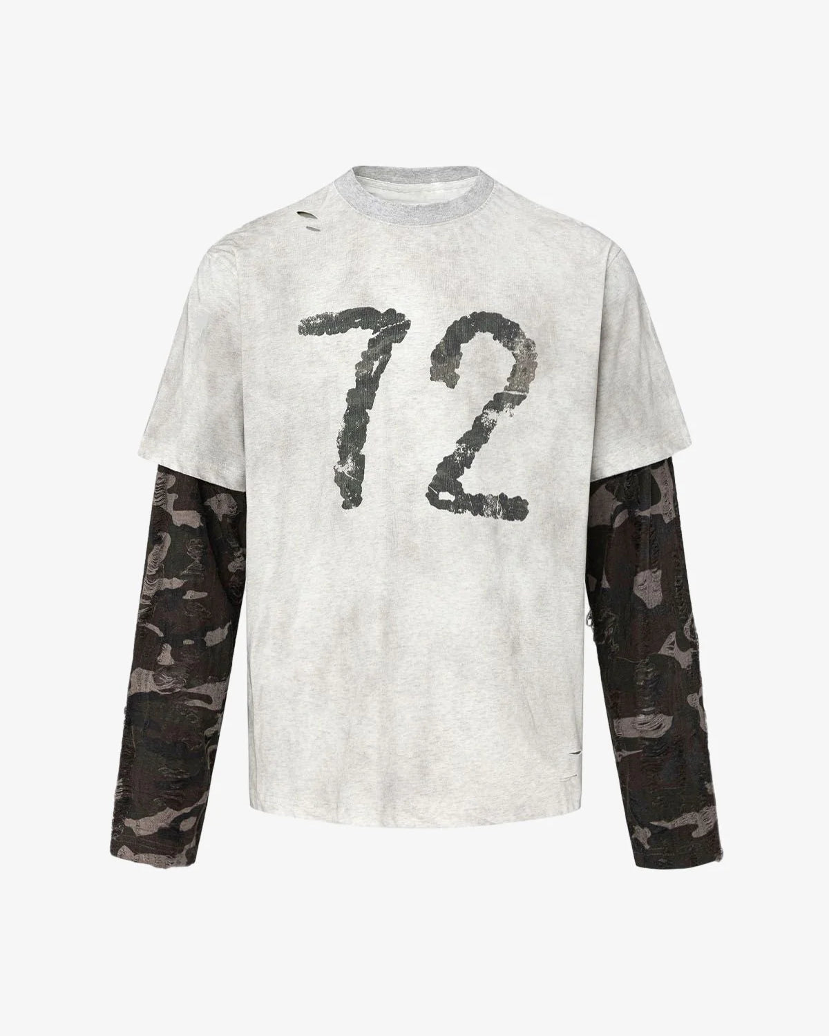 Contrast Colorblock Long Sleeve T Shirt-Shirts-Grimstrike