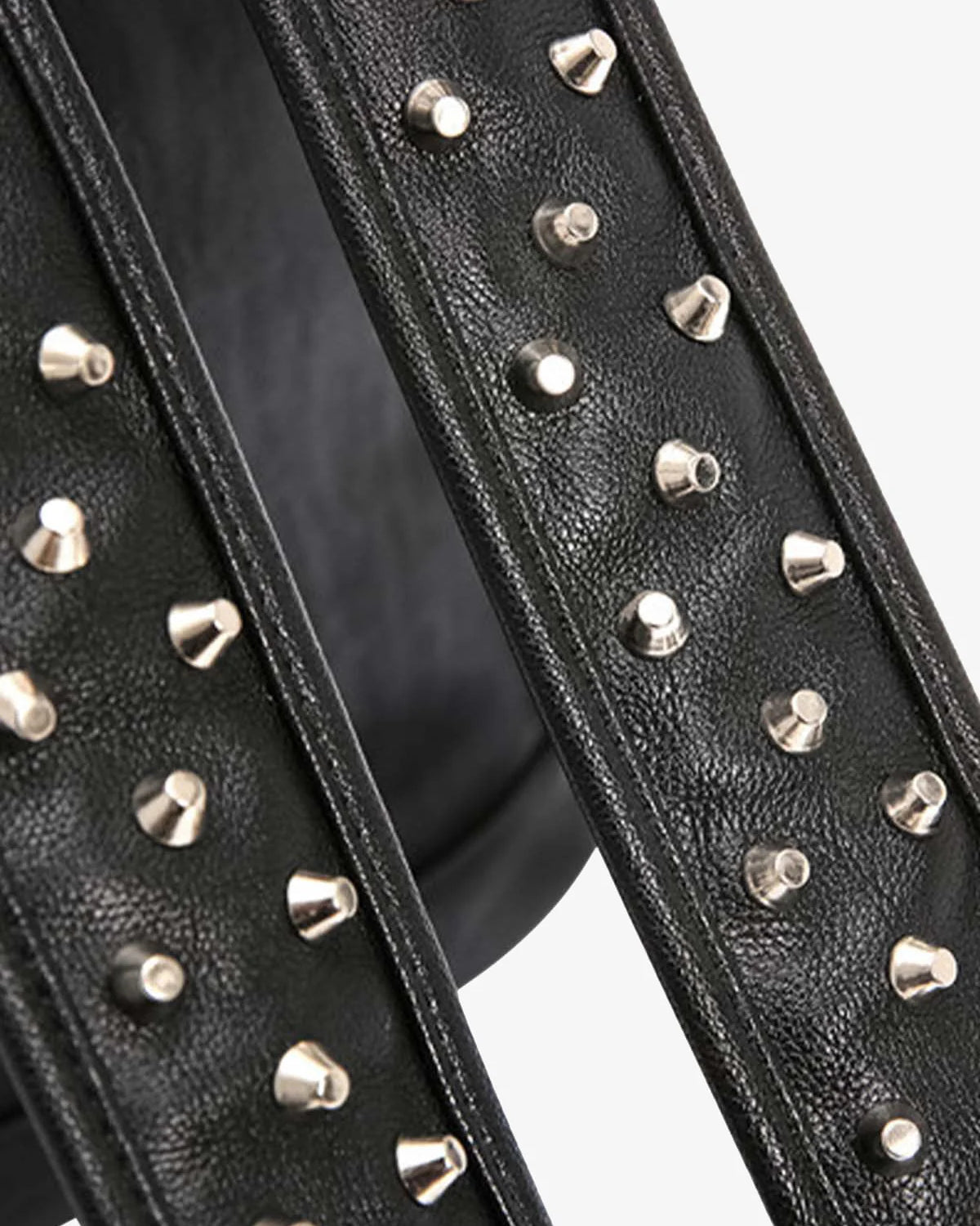 Croc Texture Studded Backpack-bags-Grimstrike