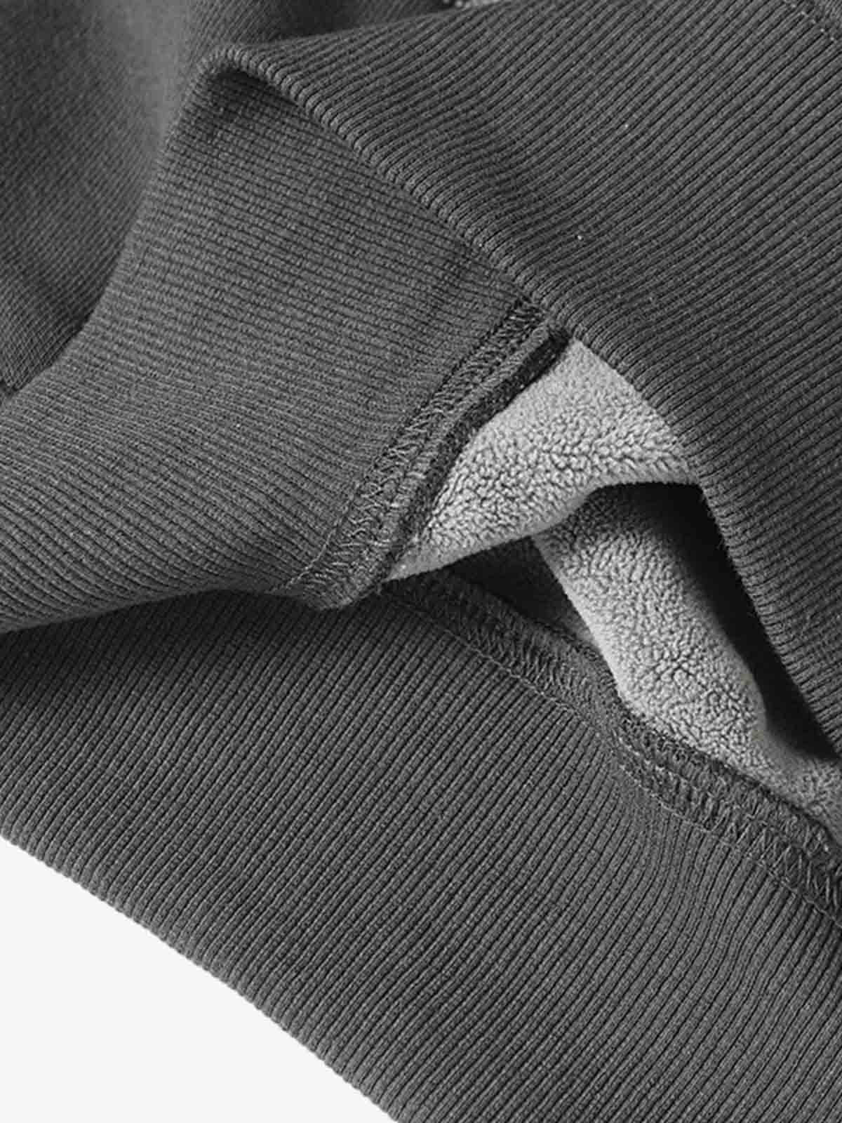 Distressed Patchwork Raw-Hem Hoodie-Hoodies-Grimstrike