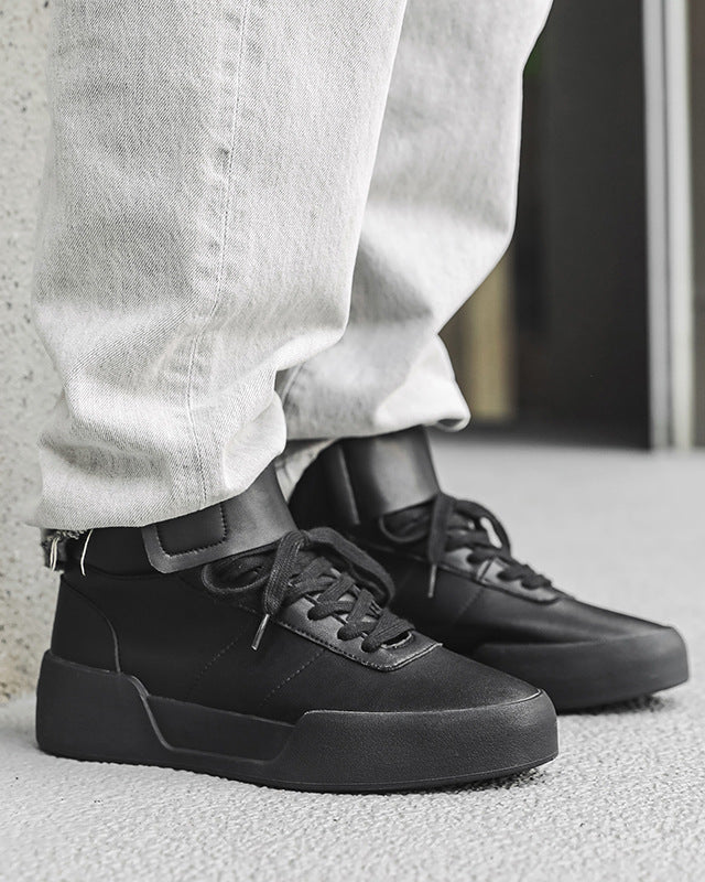 High-Top Sculpted Platform Sneakers-shoes-Grimstrike