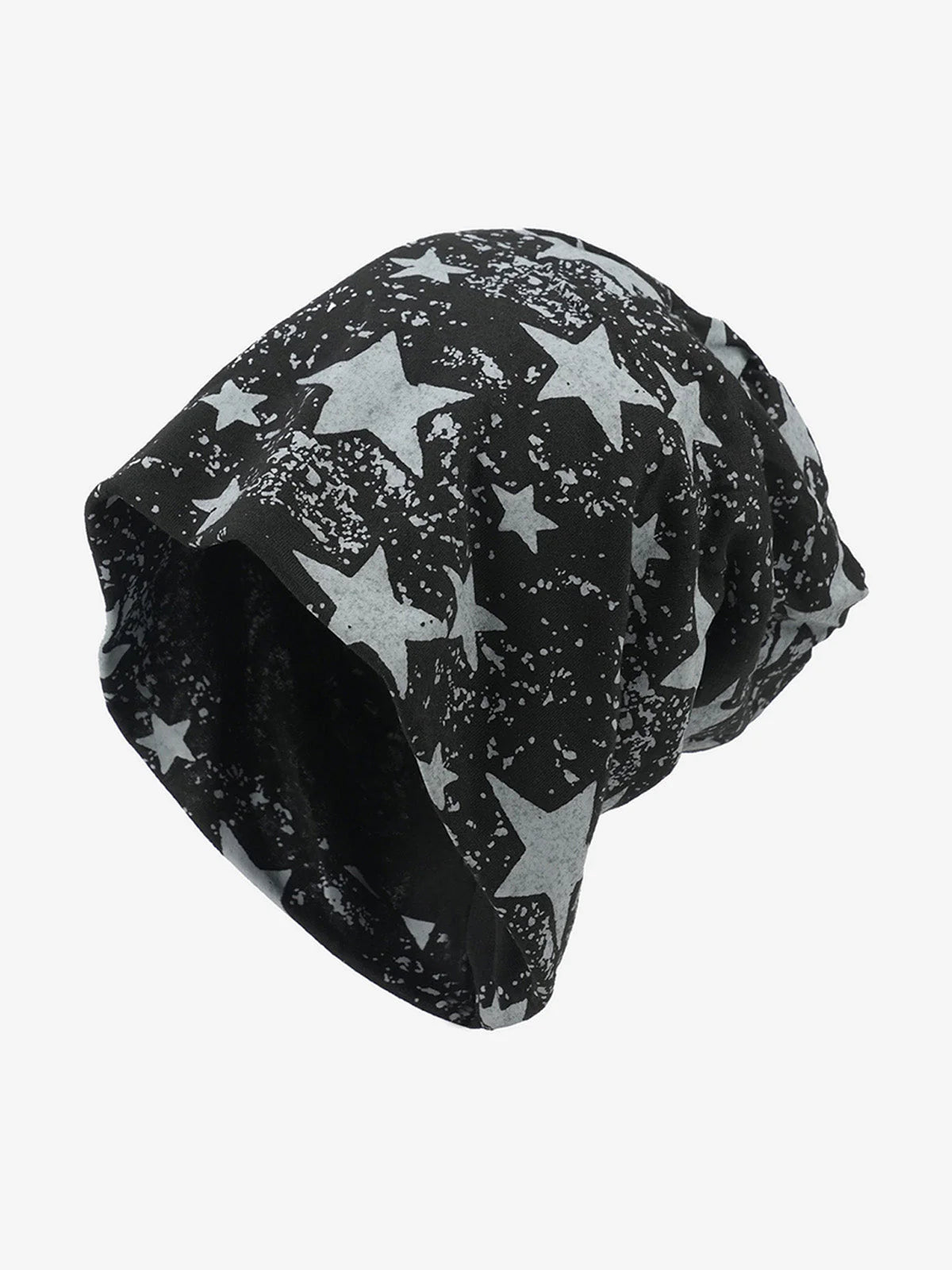 Layered Star Knit Beanie Hat-Hats-Grimstrike