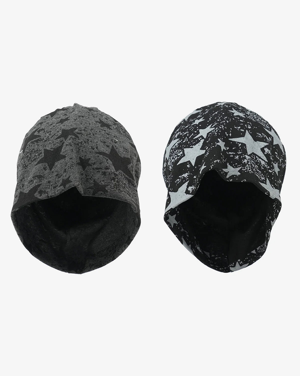 Layered Star Knit Beanie Hat-Hats-Grimstrike
