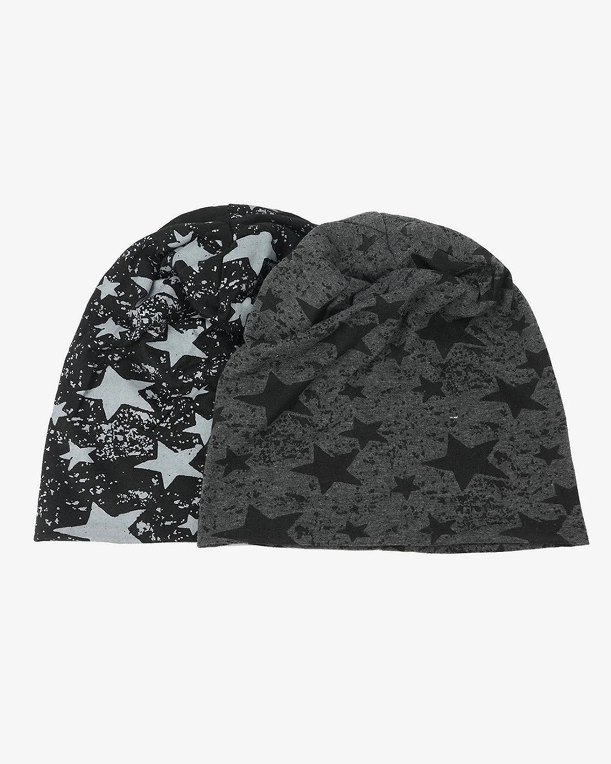 Layered Star Knit Beanie Hat-Hats-Grimstrike