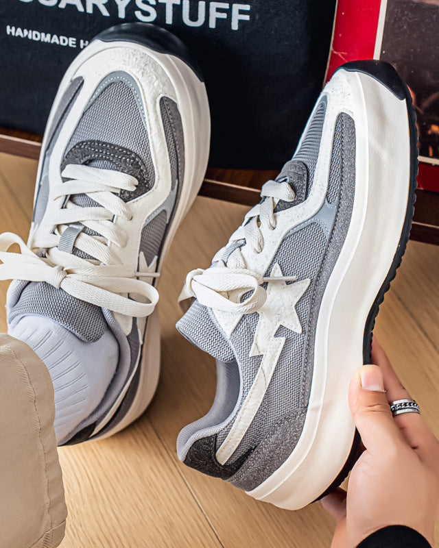 Low-Top Star Platform Shoes-shoes-Grimstrike