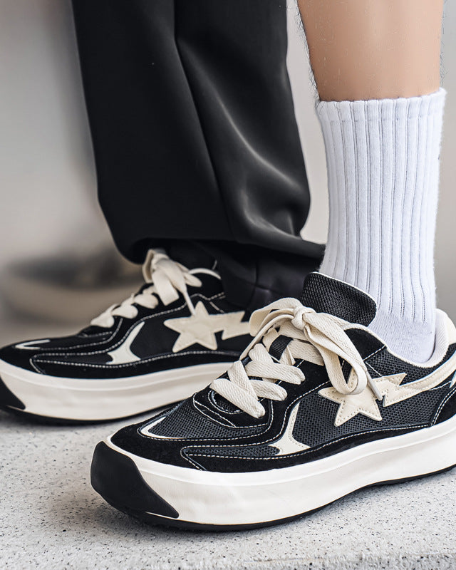Low-Top Star Platform Shoes-shoes-Grimstrike