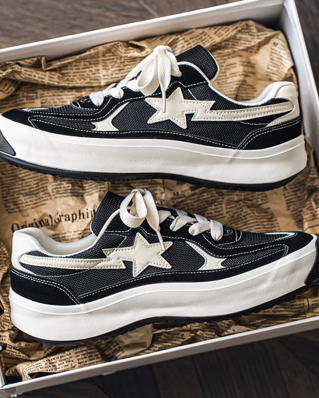 Low-Top Star Platform Shoes-shoes-Grimstrike
