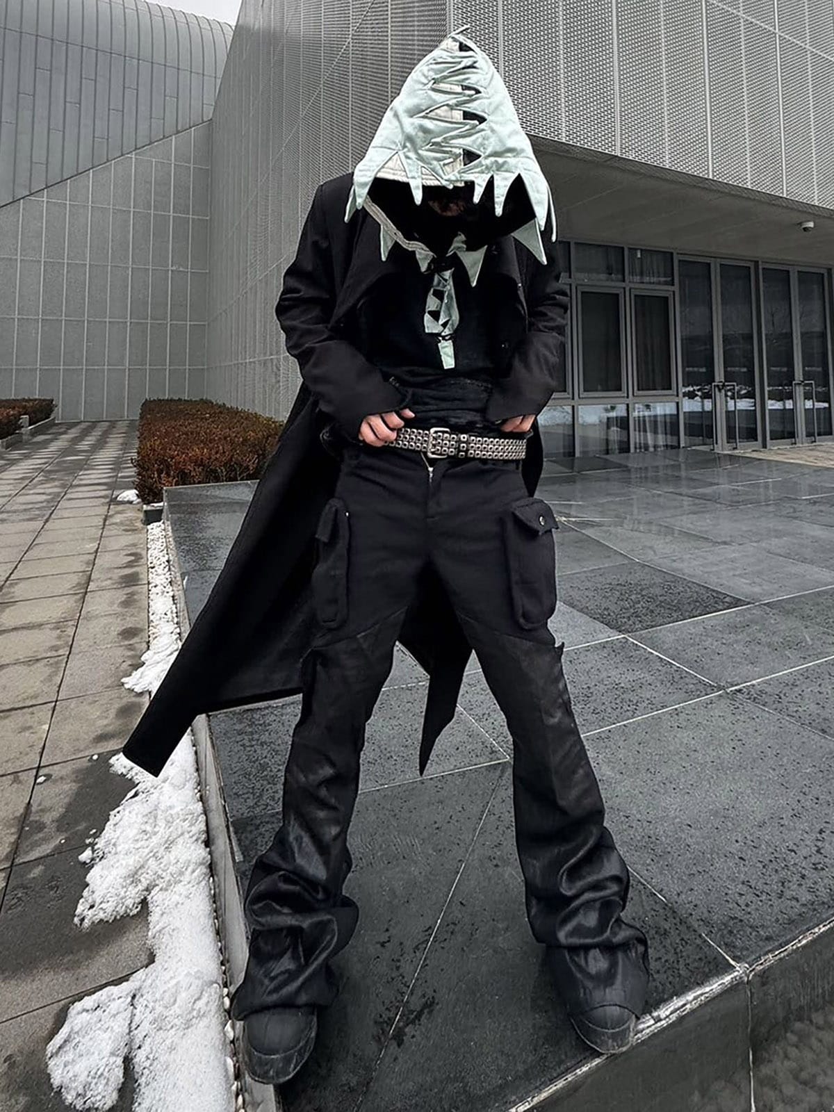 Metal Gothic Statement Belt-belt-Grimstrike