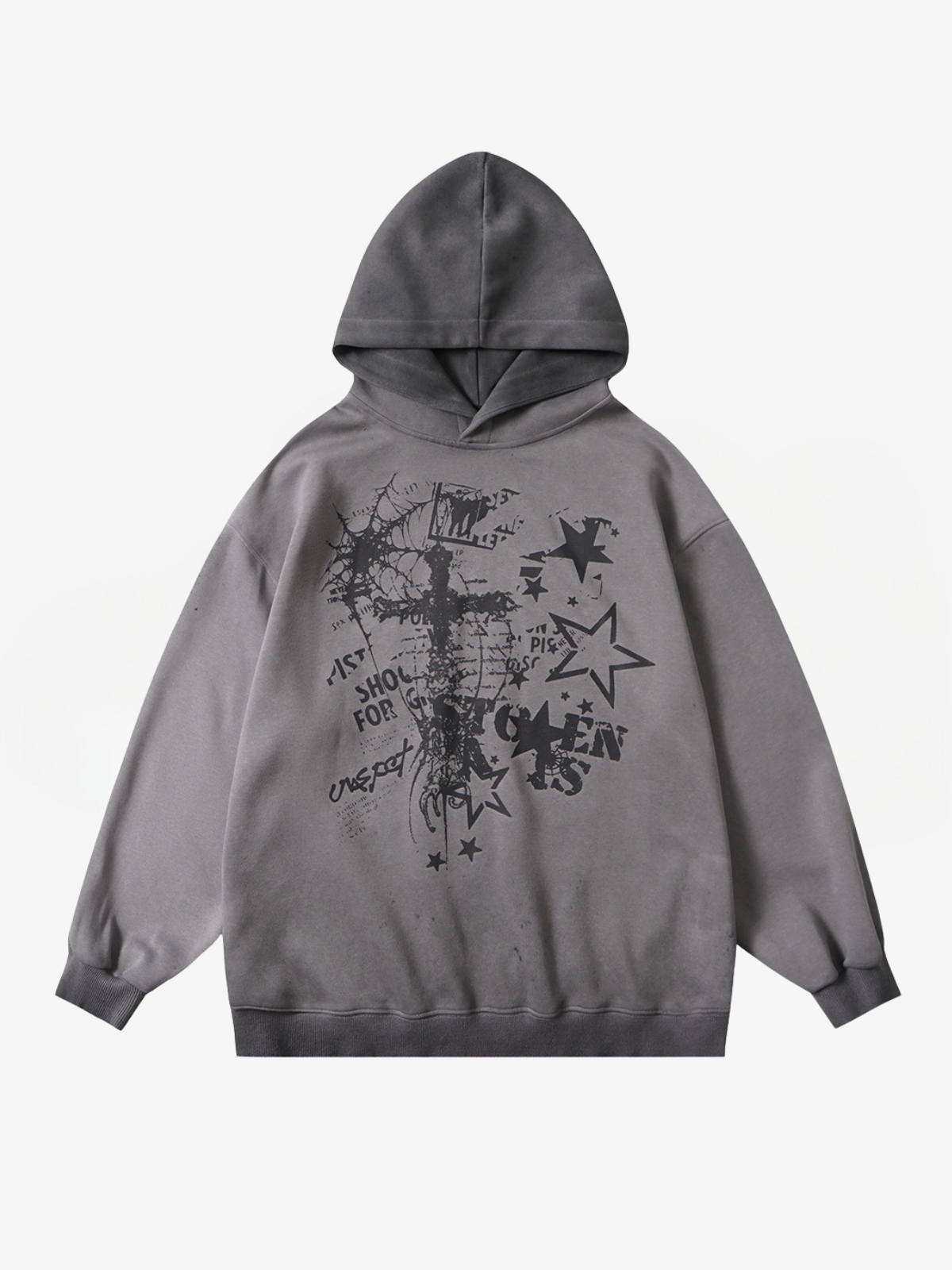 Oversized Graphic Hoodie-Hoodies-Grimstrike