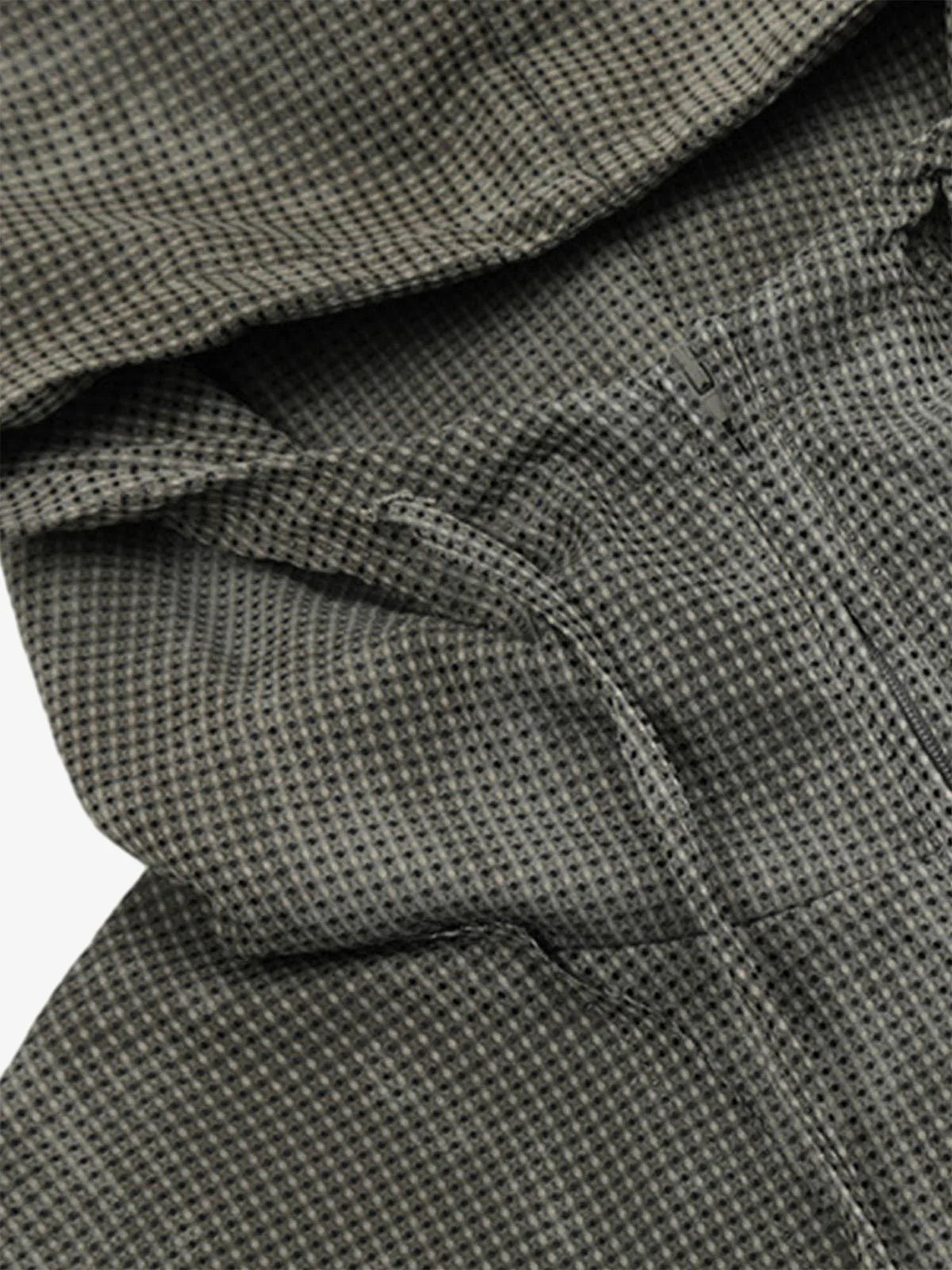 Oversized Jacquard Texture Hoodie-Hoodies-Grimstrike