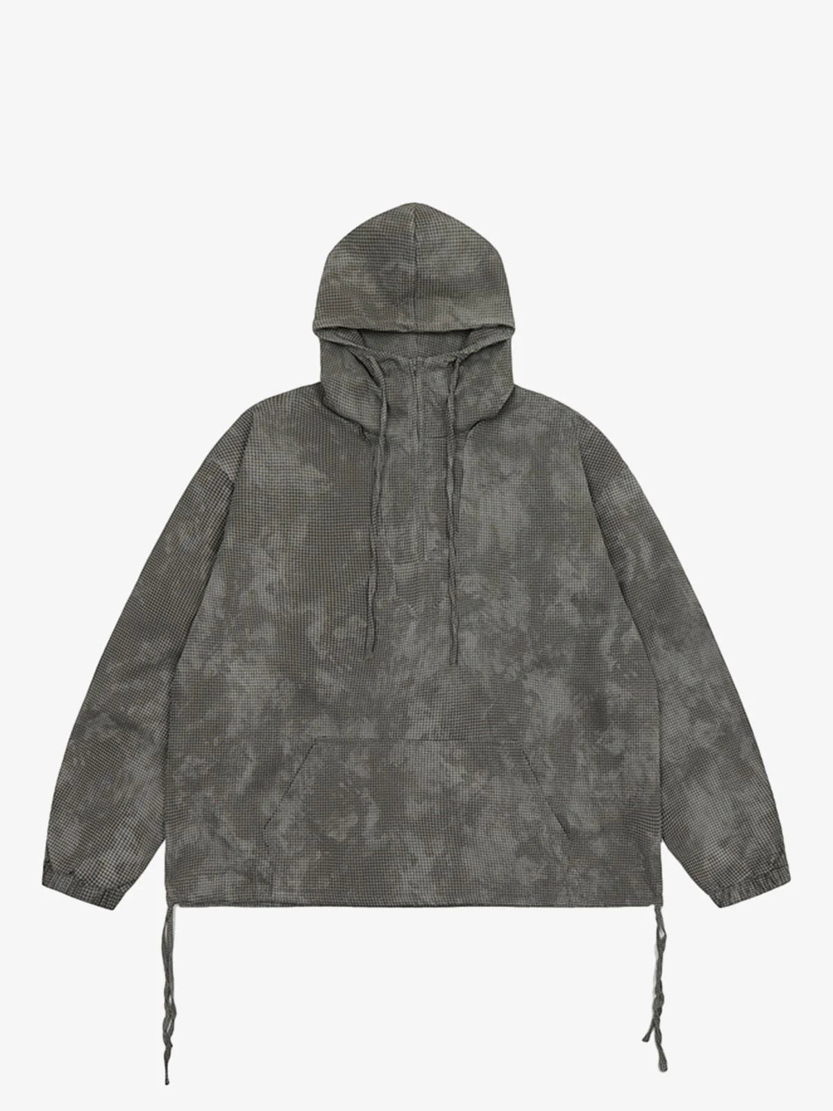 Oversized Jacquard Texture Hoodie-Hoodies-Grimstrike