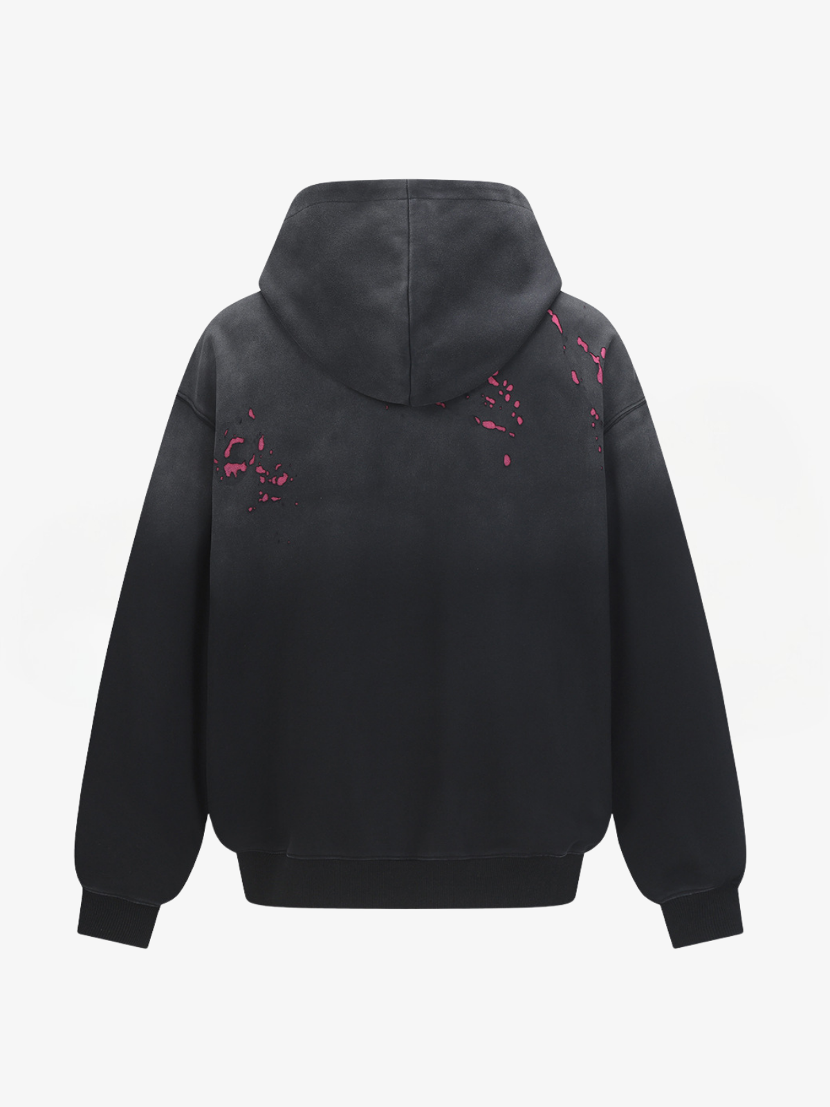 Oversized Paint Detail Hoodie-Hoodies-Grimstrike