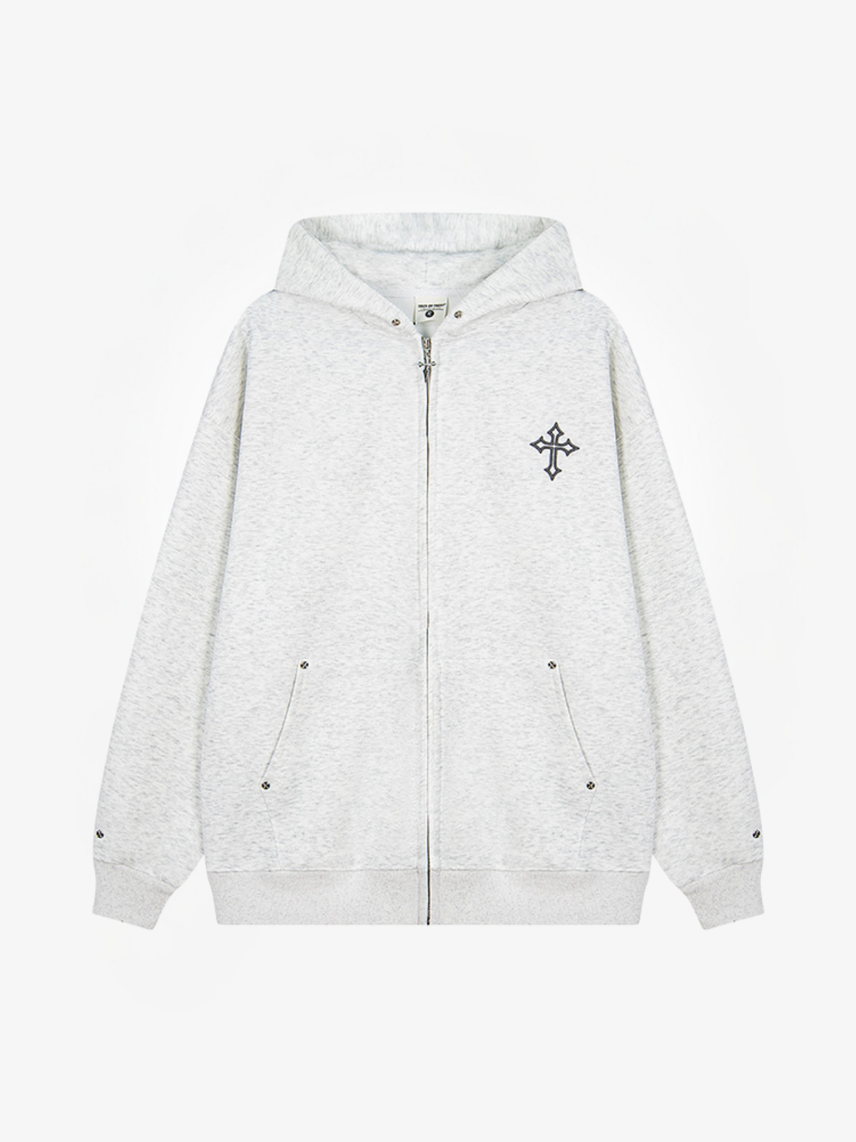 Oversized Zip Hoodie-Hoodies-Grimstrike