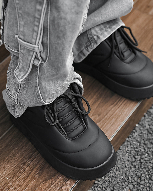 Padded Platform Lace Shoes-shoes-Grimstrike