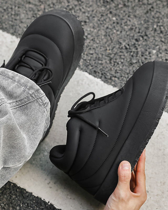 Padded Platform Lace Shoes-shoes-Grimstrike