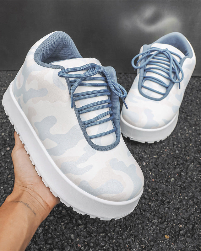 Padded Platform Lace Shoes-shoes-Grimstrike