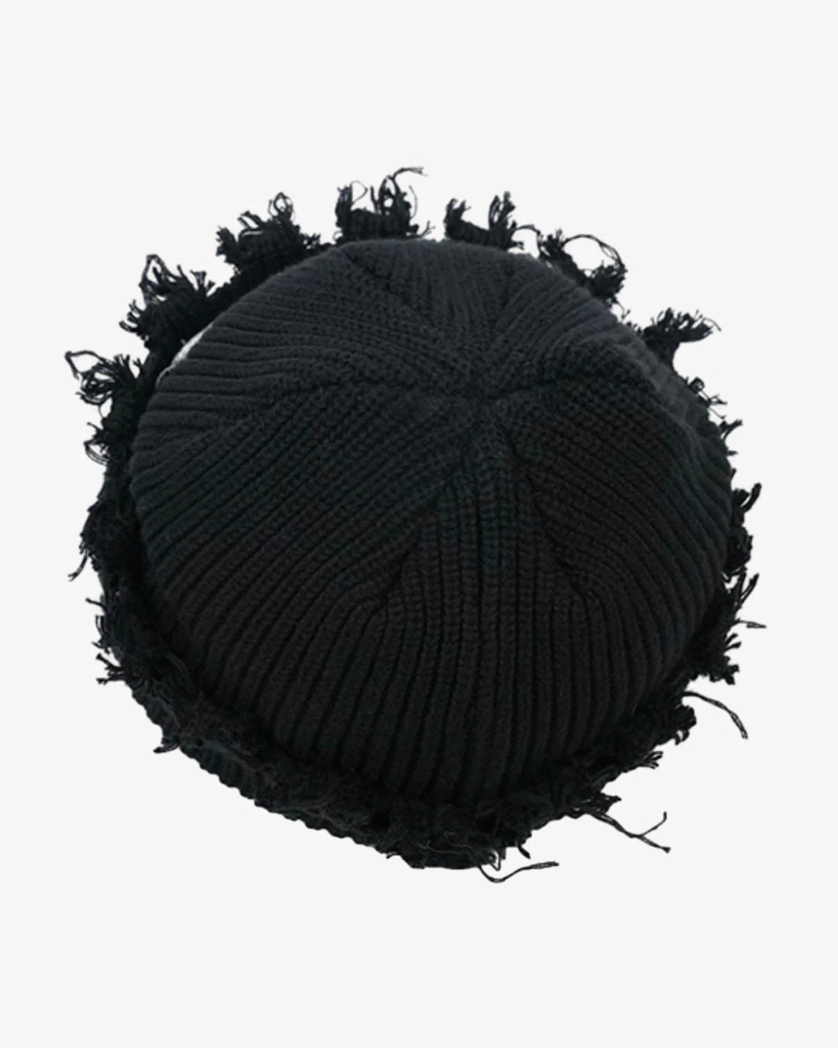 Patchwork Distressed Beanie Hat-Hats-Grimstrike