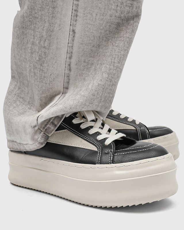 Platform Lace-Up Shoes-shoes-Grimstrike