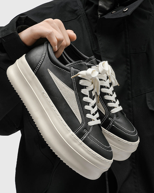 Platform Lace-Up Shoes-shoes-Grimstrike