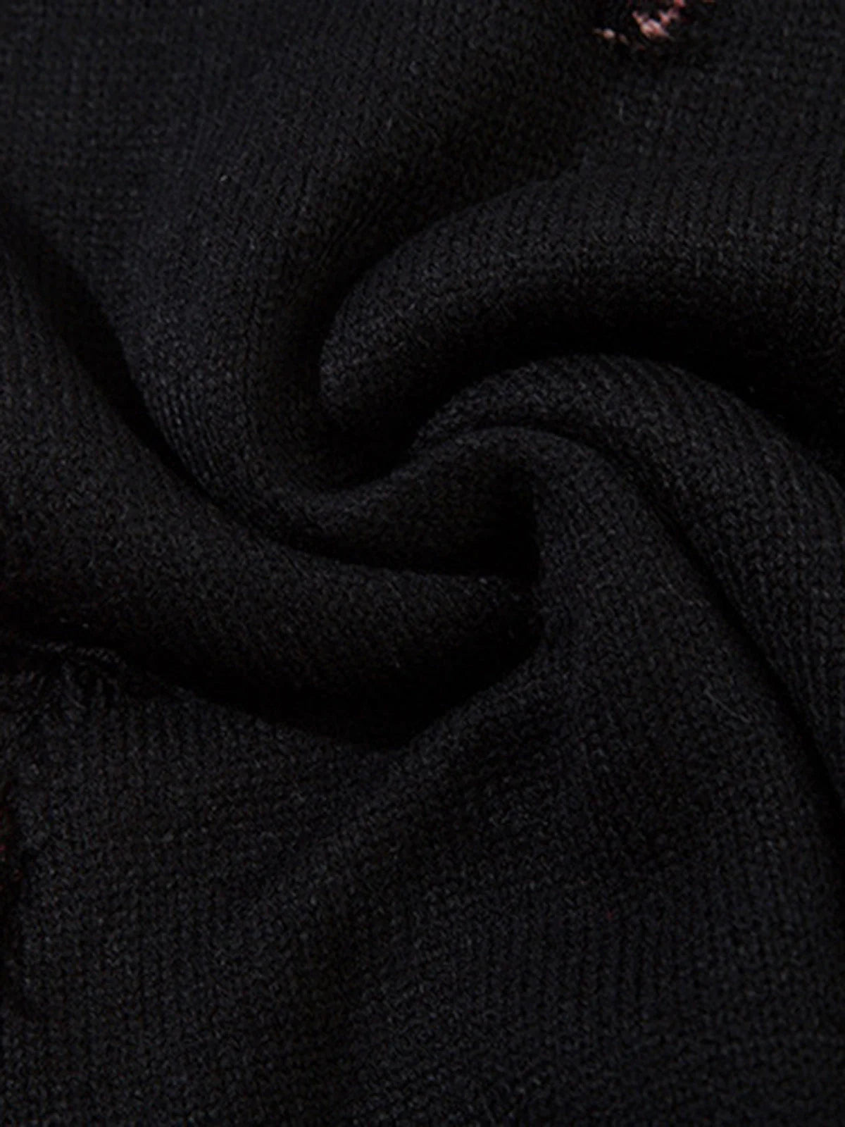 Raw Edge Fringed Knit Sweater-sweater-Grimstrike