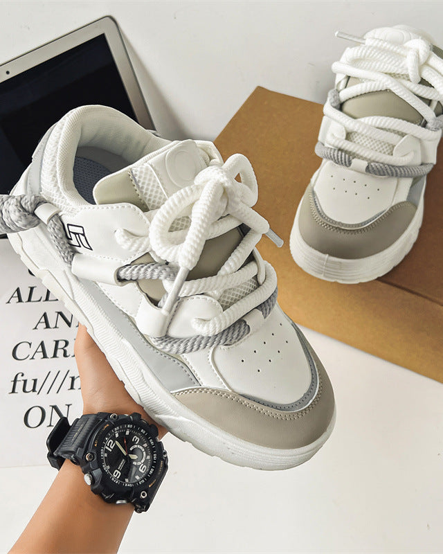 Retro Chunk Sole Low-Top Shoes-shoes-Grimstrike