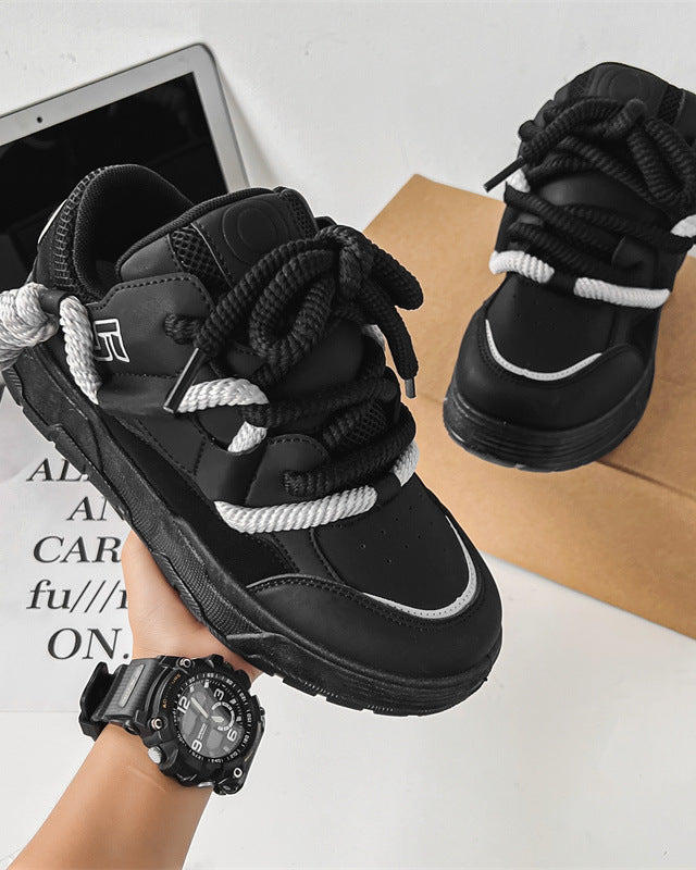 Retro Chunk Sole Low-Top Shoes-shoes-Grimstrike