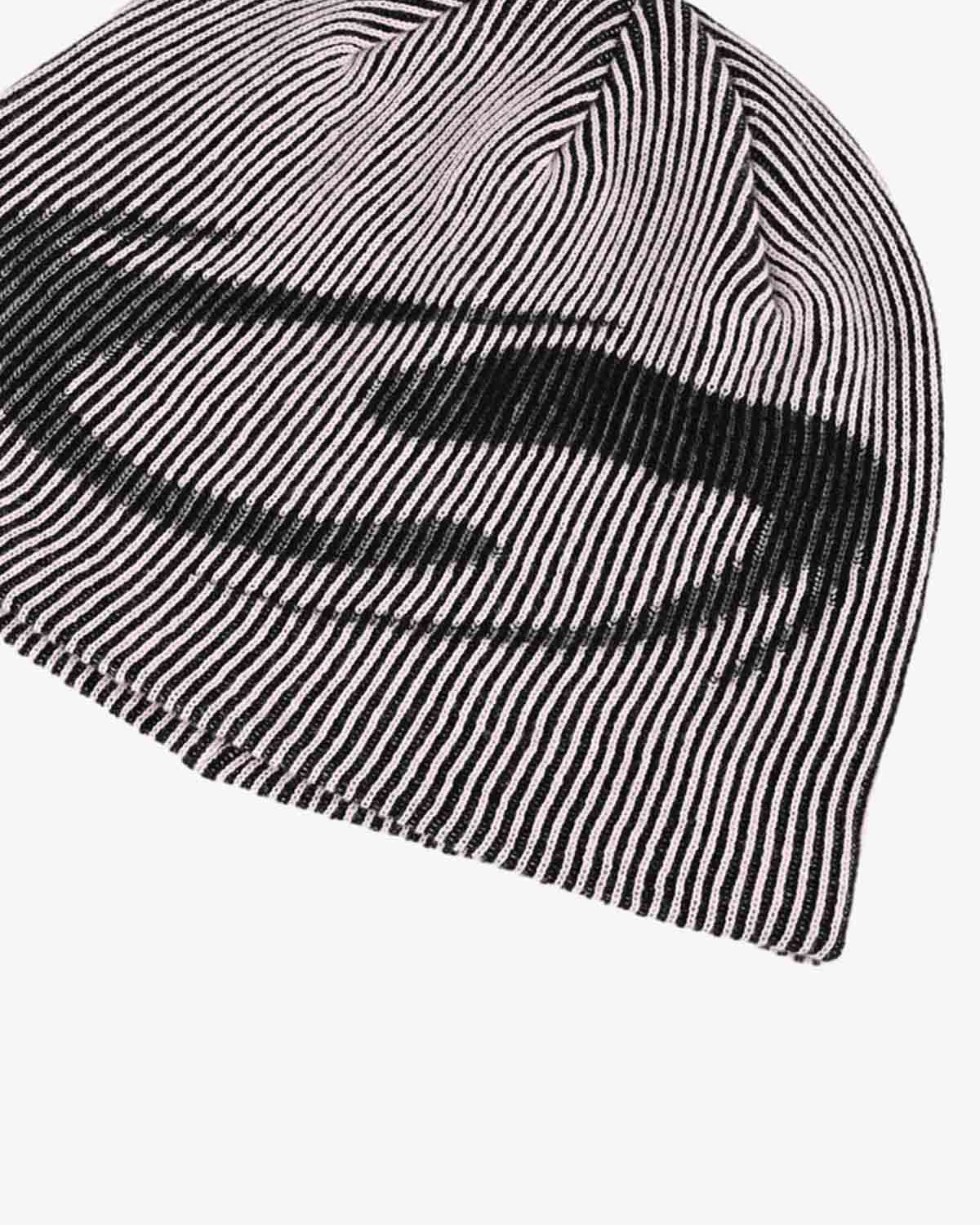 Retro Striped Graphic Knit Beanie-Hats-Grimstrike