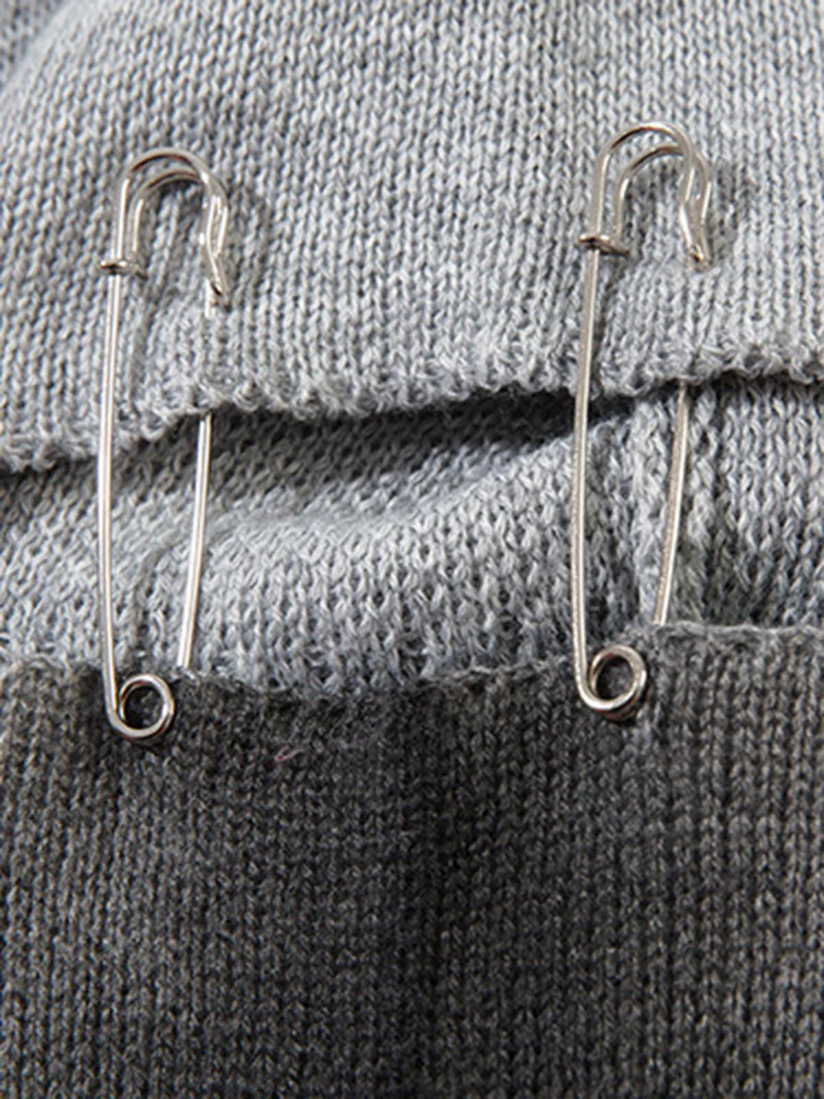 Spray Paint Cross Knit Sweater-sweater-Grimstrike