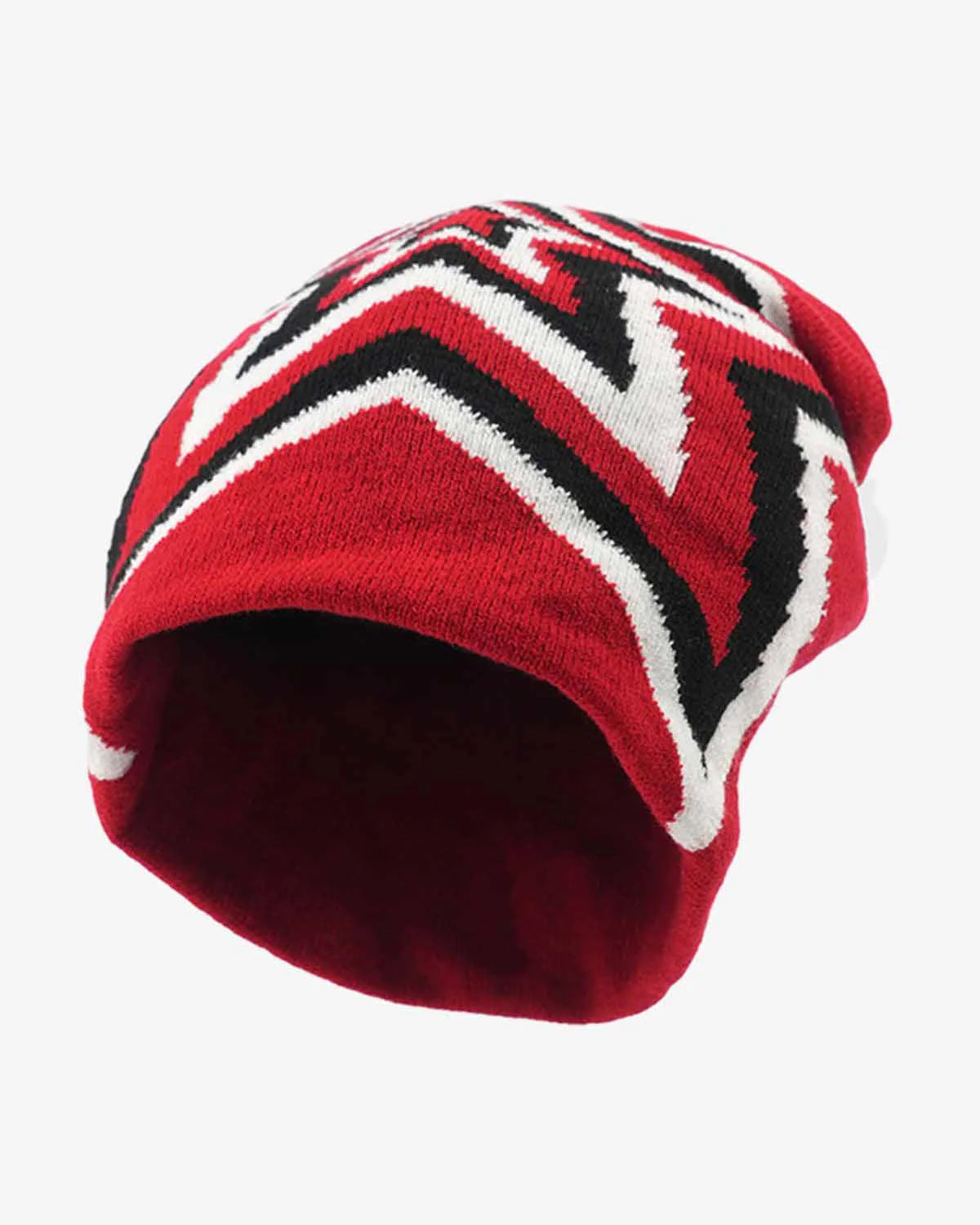 Star Pattern Knit Beanie Hat-Hats-Grimstrike