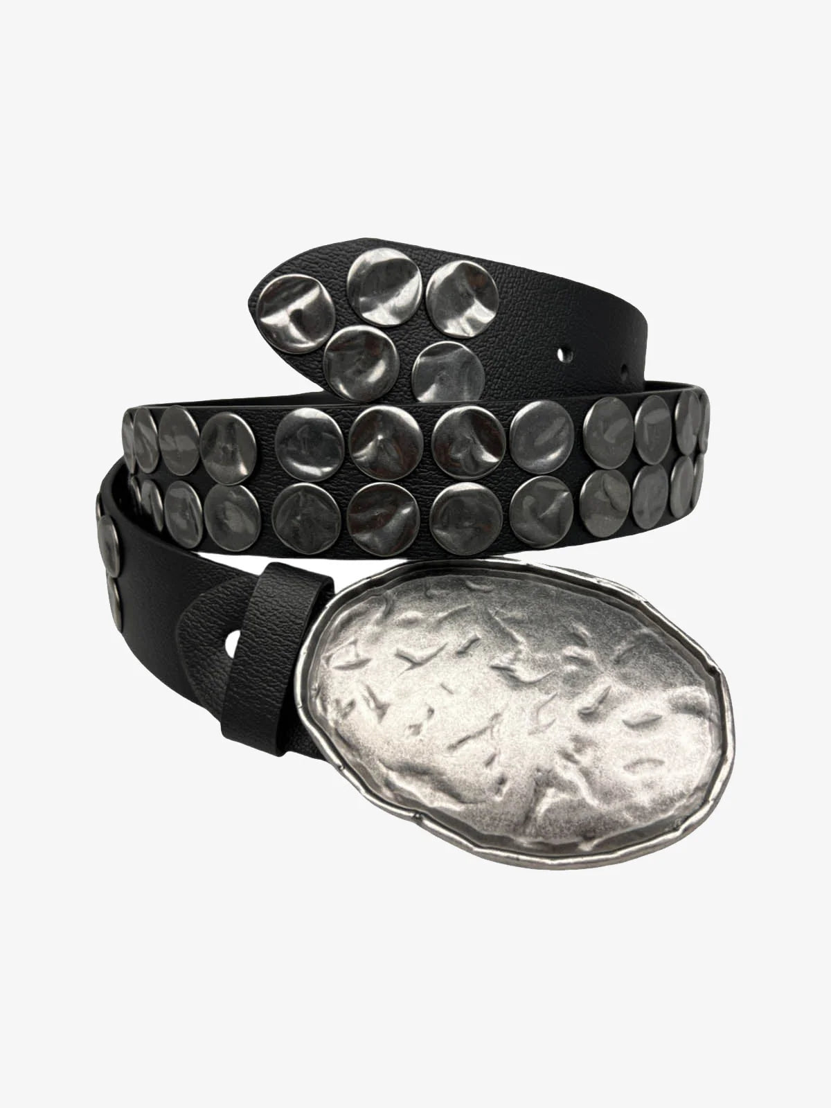 Studded Metal Buckle Belt-belt-Grimstrike