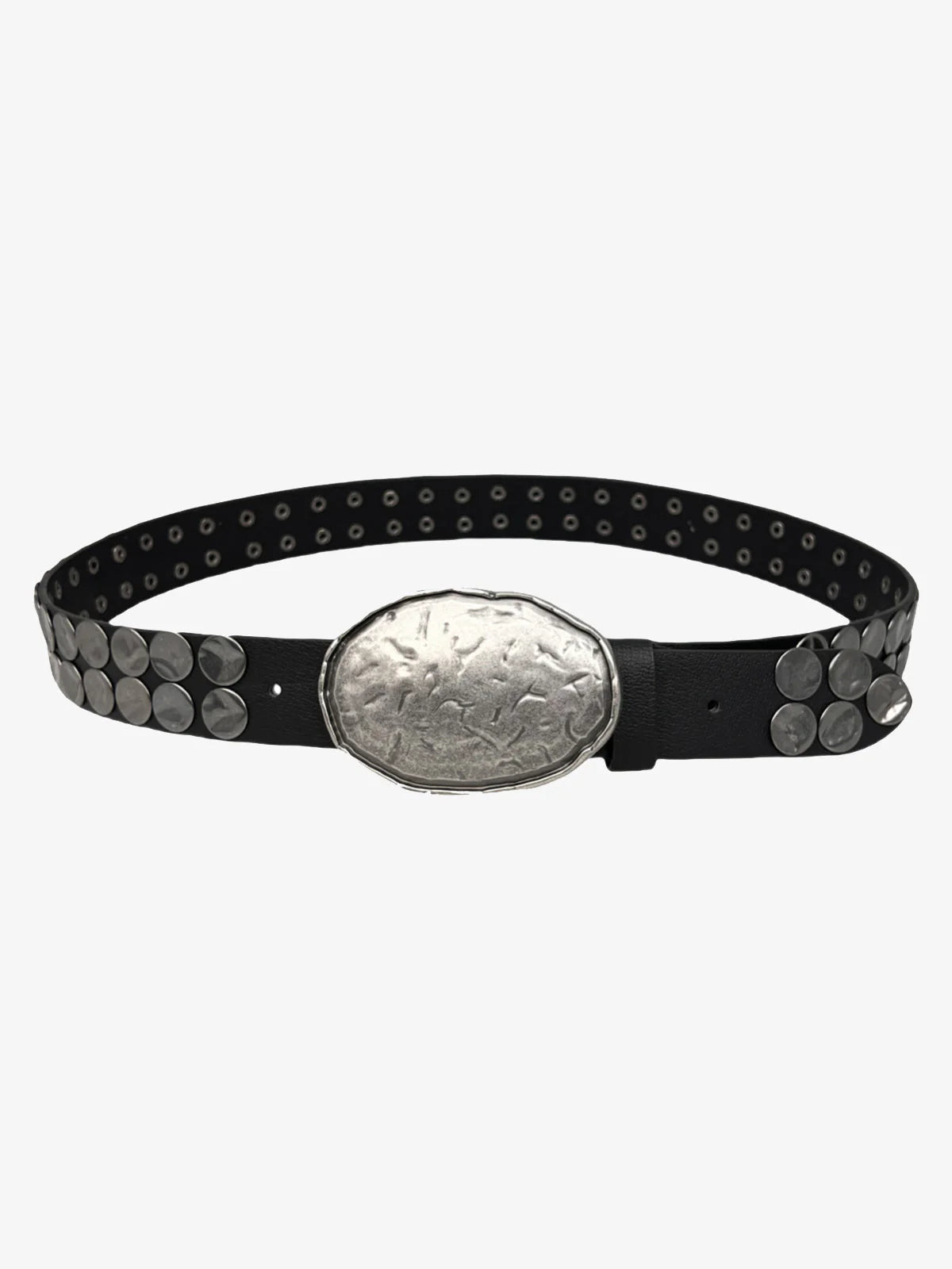 Studded Metal Buckle Belt-belt-Grimstrike