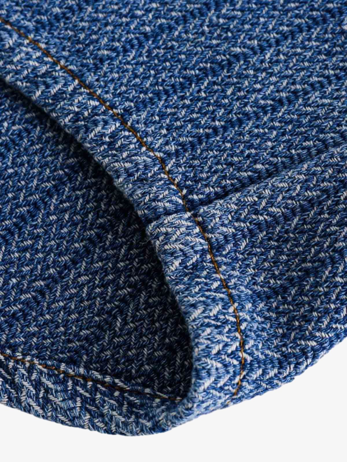 Washed Denim Short Sleeve Shirt-Shirts-Grimstrike