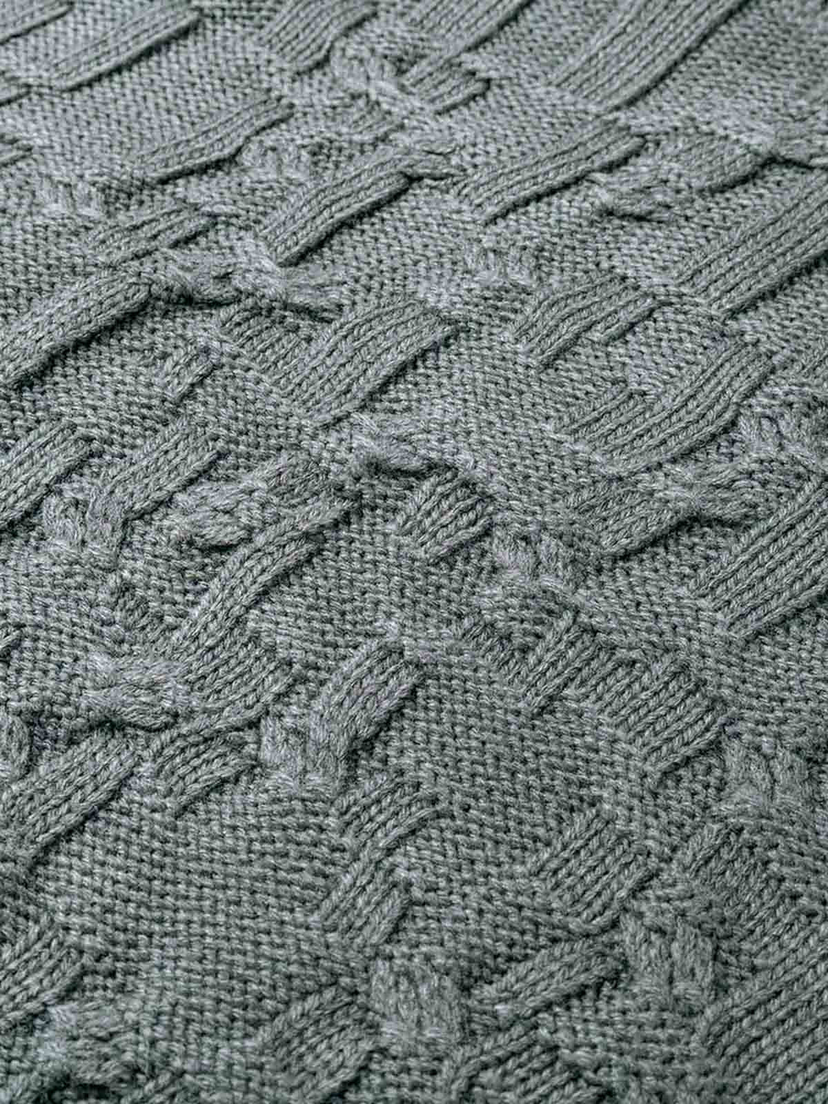 Asymmetric Knit Hooded Sweater-Hoodies-Grimstrike