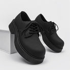 Chunky Platform Derby Shoes-shoes-Grimstrike