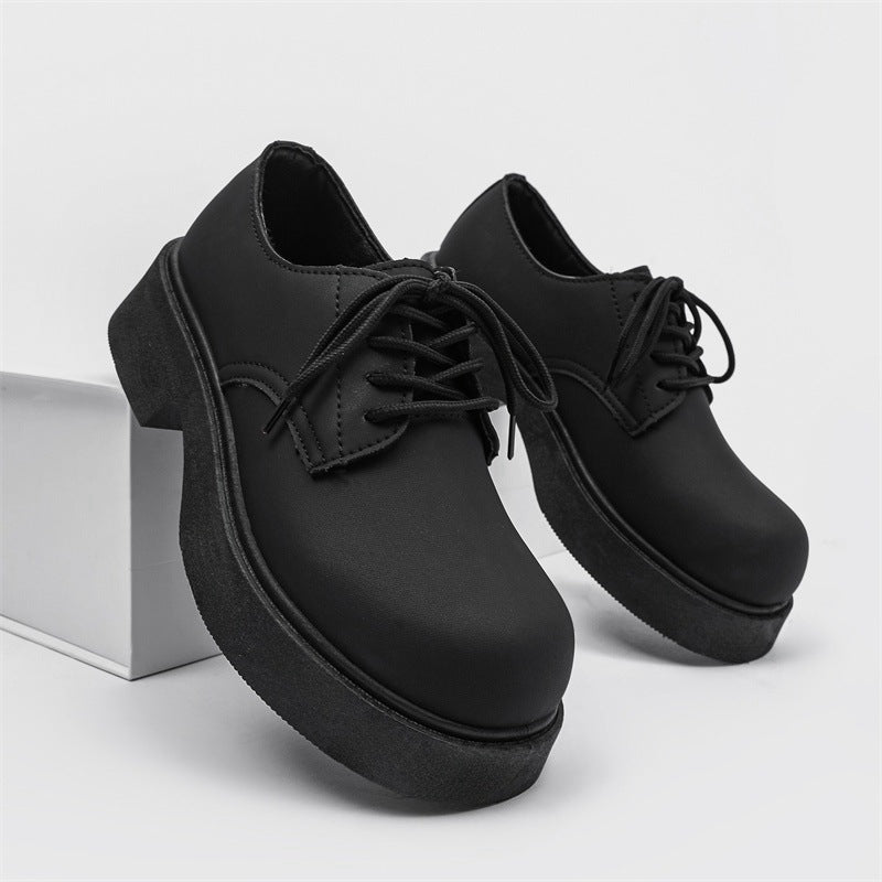 Chunky Platform Derby Shoes-shoes-Grimstrike