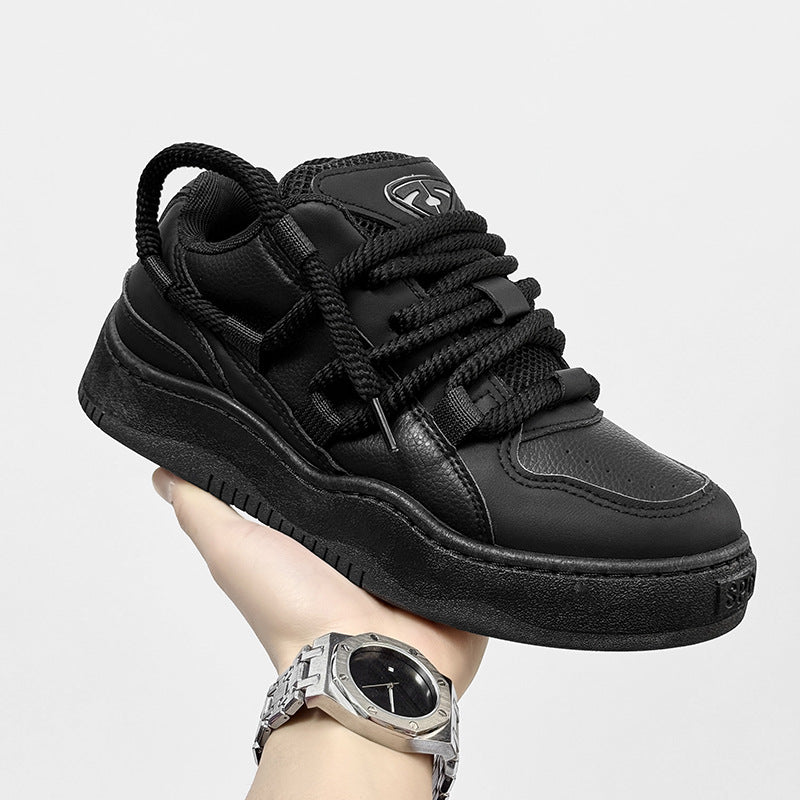 Chunky Rope Lace Platform Shoes-shoes-Grimstrike