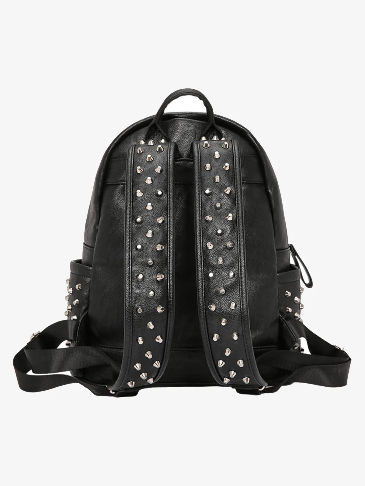 Croc Texture Studded Backpack-bags-Grimstrike