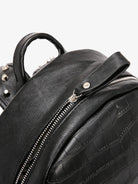 Croc Texture Studded Backpack-bags-Grimstrike