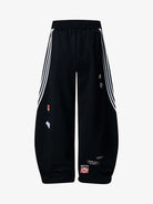 Curved Stripe Barrel Sweatpants-pants-Grimstrike