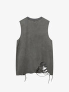 Distressed Graphic Tank Top-tanktop-Grimstrike