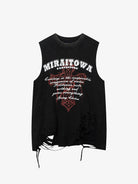 Distressed Graphic Tank Top-tanktop-Grimstrike