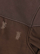 Distressed Patchwork Raw-Hem Hoodie-Hoodies-Grimstrike