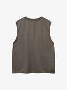 Embroidered Suede-Look Vest-tanktop-Grimstrike
