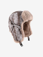 Faux Leather Fur-Lined Trapper Hat-Hats-Grimstrike